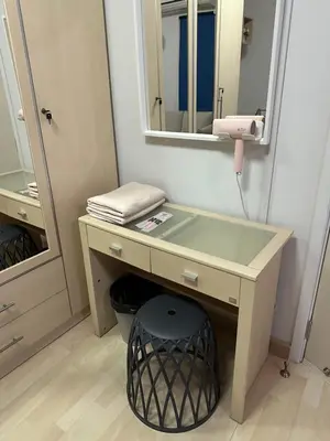 a bathroom with a sink and a mirror at M Villa @ Impact Muangthongthani in Ban Bang Phang