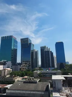 a view of a city with tall buildings at The Neuf@Ratchada in Bangkok
