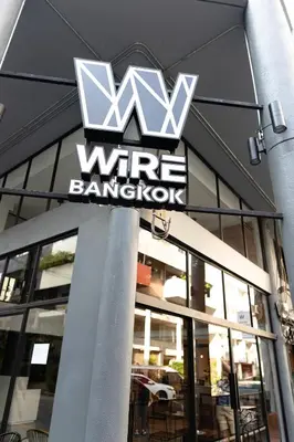 a wfc signage on the front of a restaurant at WiRE BANGKOK PRAKHANONG in Amphoe Phra Khanong