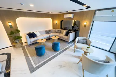 an image of a living room on a yacht at Wellness Stay & Hotel Sukhumvit 107 in Bangna