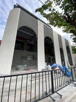 a building under construction behind a fence at Ratanawong Place 404 in Bangkok
